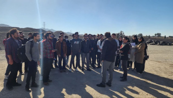 بازدید دانشجویان گروه مهندسی عمران از مجتمع تولیدی بتن آماده مشرق زمین